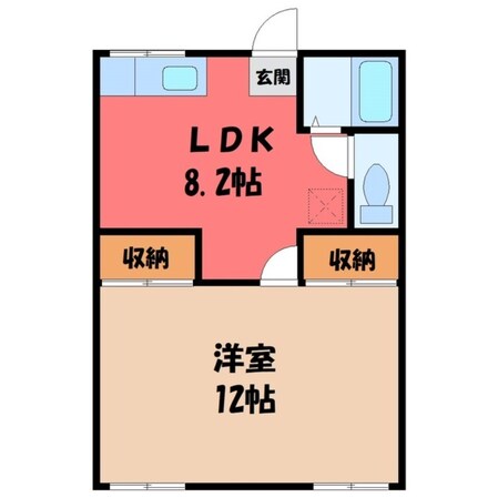 篠原ハイツの物件間取画像